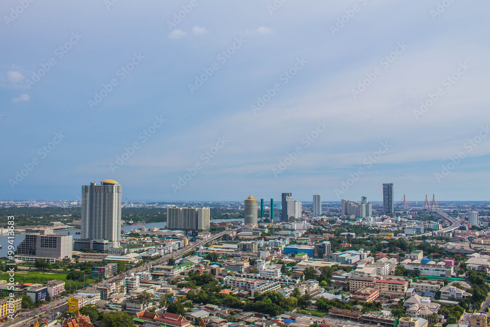 landscape of the city