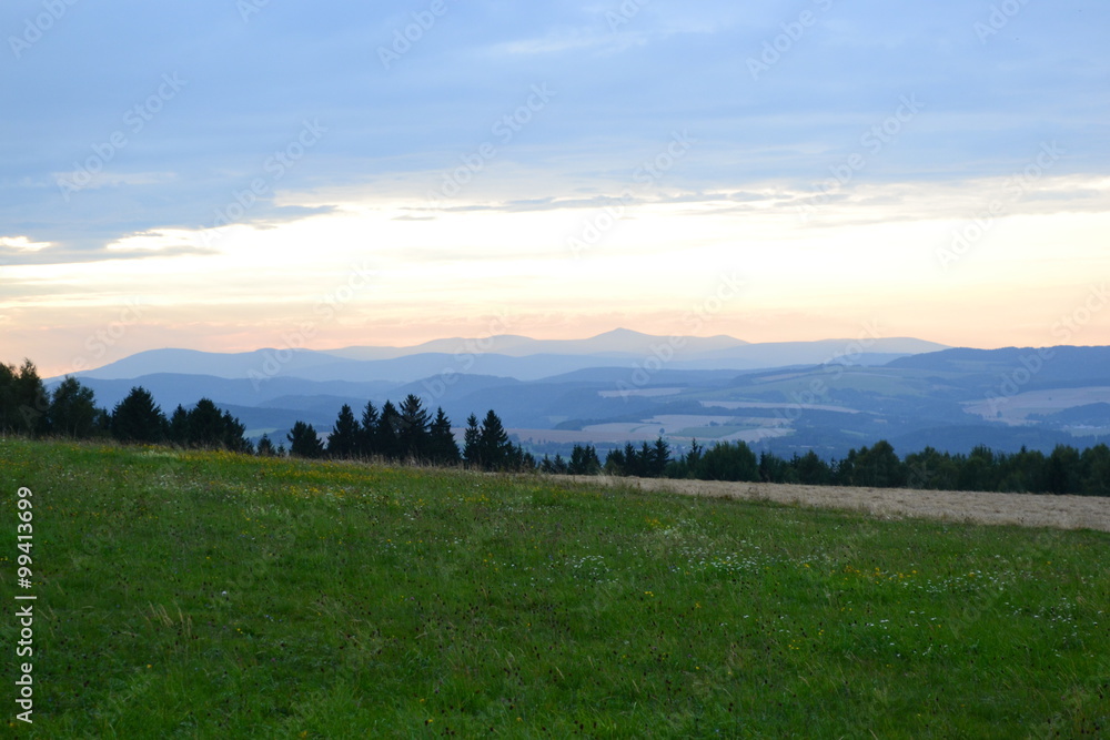 Poświata zmierzchu Stock Photo Adobe Stock