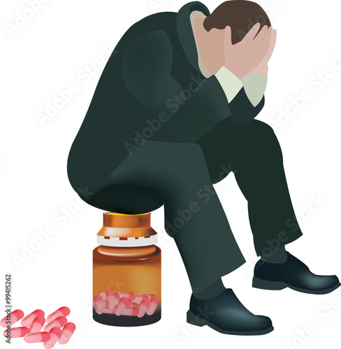 persona depressa esaurita