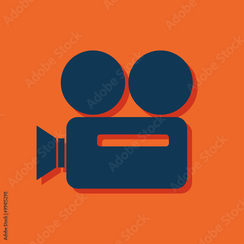 old camera or projector icon