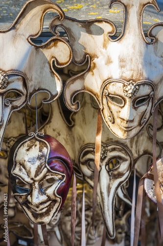 Karnevalsmasken in Venedig, Italien