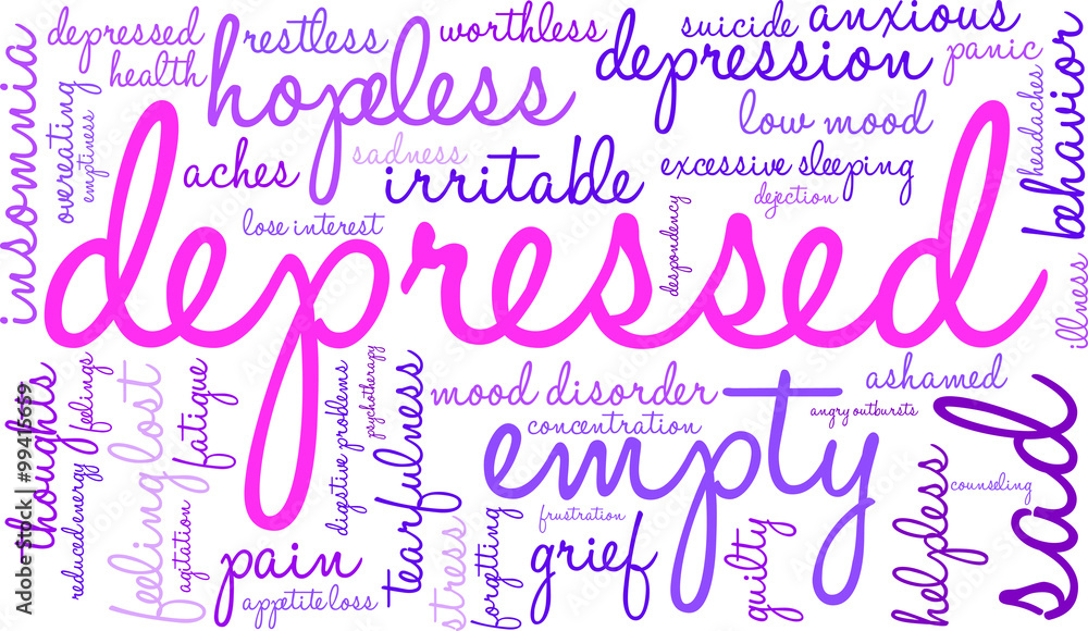 Depressed Word Cloud Depressed Word Cloud