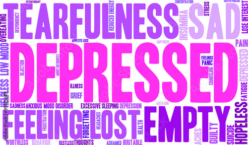 Depressed Word Cloud