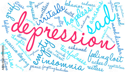 Depression Word Cloud