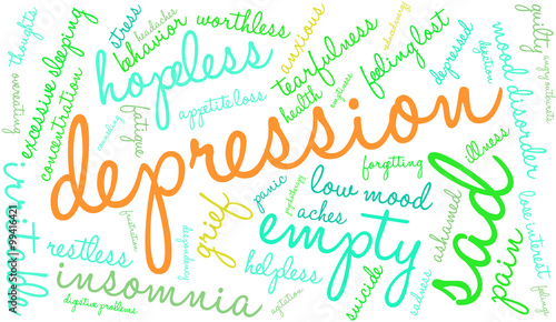 Depression Word Cloud