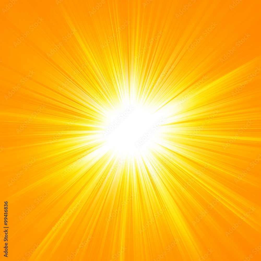 abstract yellow burst background