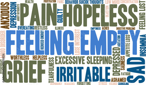 Feeling Empty Word Cloud
