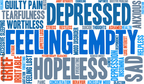 Feeling Empty Word Cloud