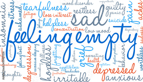Feeling Empty Word Cloud