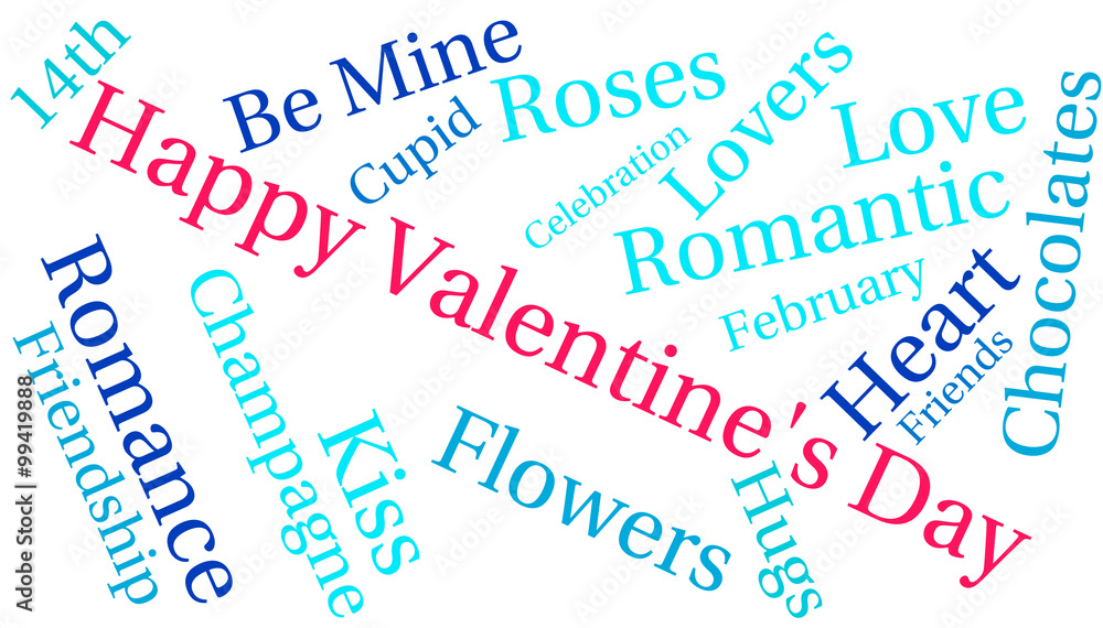 Happy Valentines Day Word Cloud Happy Valentines Day Word Cloud