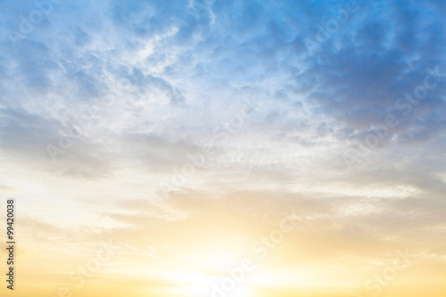 sunset sky