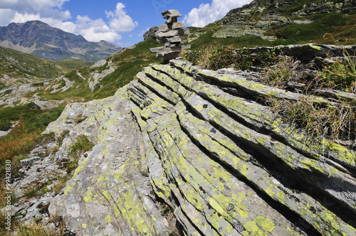 San-Bernardino-Pass, Steinmännchen, Schweiz photo