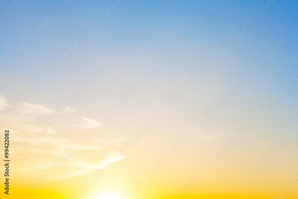 Obraz premium sunset sky