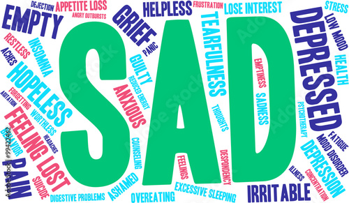 Sad Word Cloud
