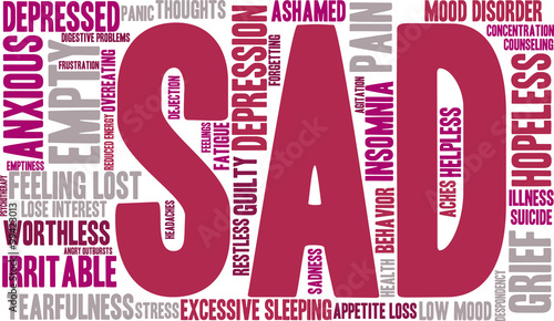 Sad Word Cloud