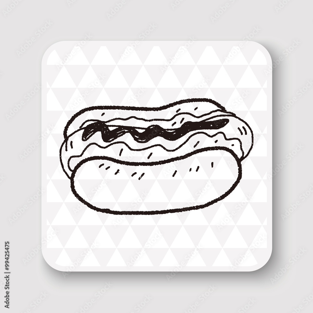 hot dog doodle hot dog doodle
