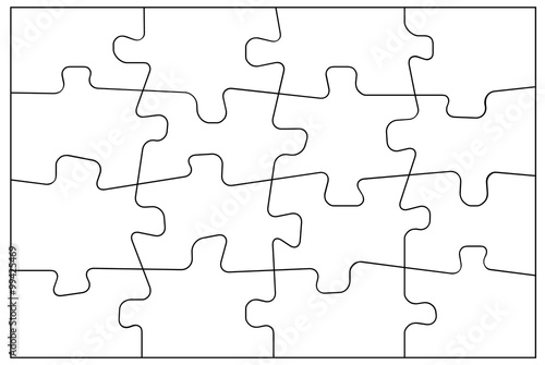 Puzzle / Vektor / Objekte / Template