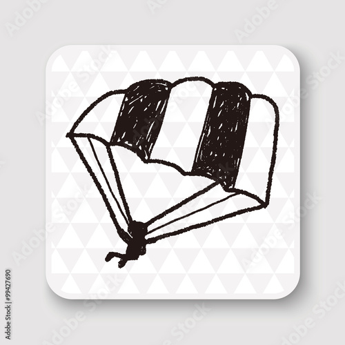 Hang gliding doodle