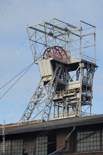 Obraz na płótnie Mineshaft (Zabrze in Poland) w salonie