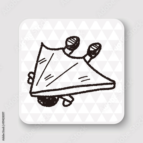 Hang gliding doodle