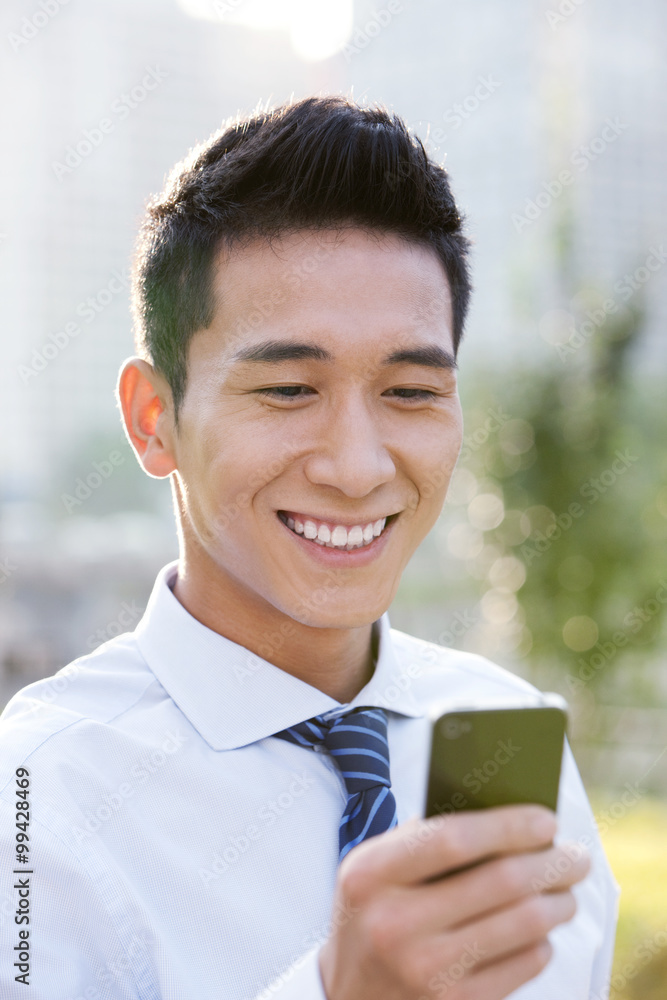 Businessman Using Mobile Phone Businessman Using Mobile Phone