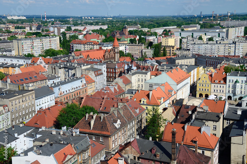 Obraz na płótnie View of the Gliwice in Poland w salonie