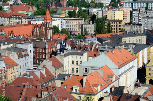Obraz na płótnie View of the Gliwice in Poland w salonie