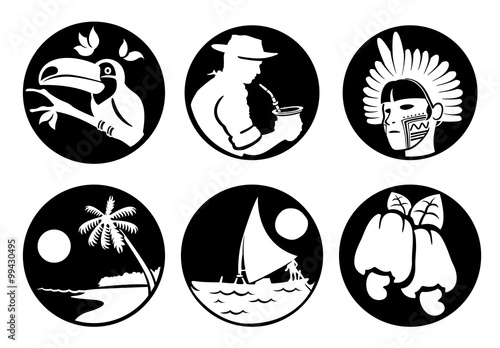 cultural symbols of Brazil customs fauna and flora, Brazilian tourism