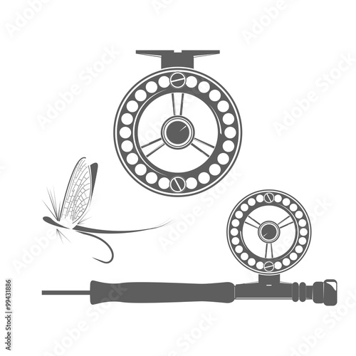 Fishing reel icons