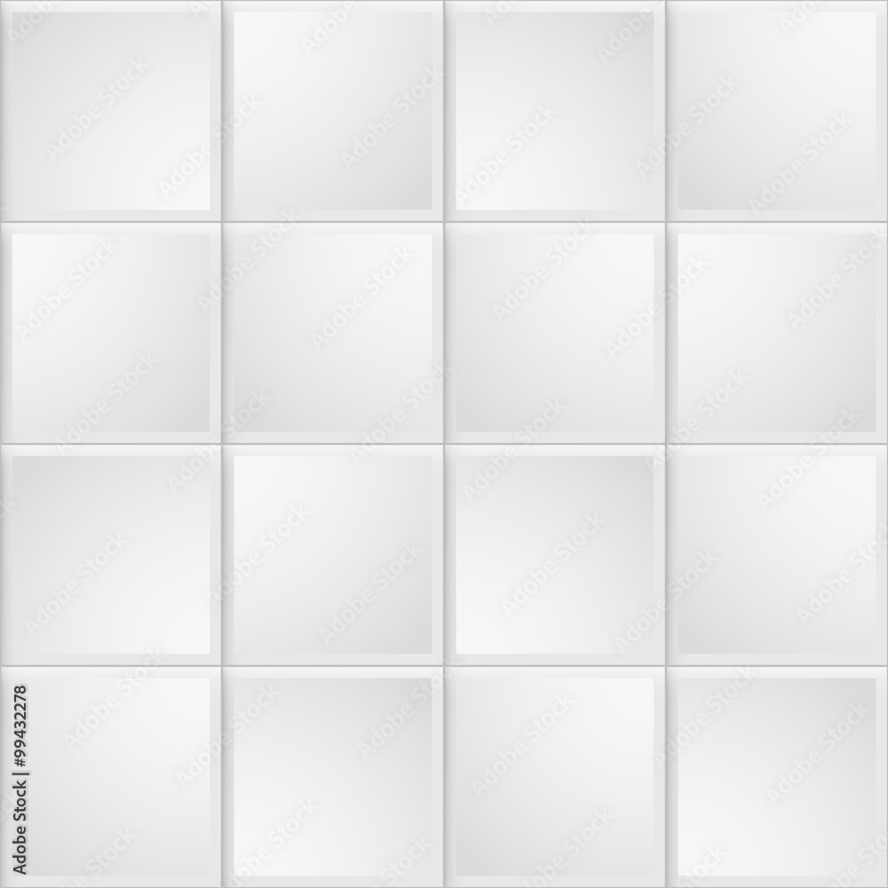 White tile texture, seamless background White tile texture, seamless background
