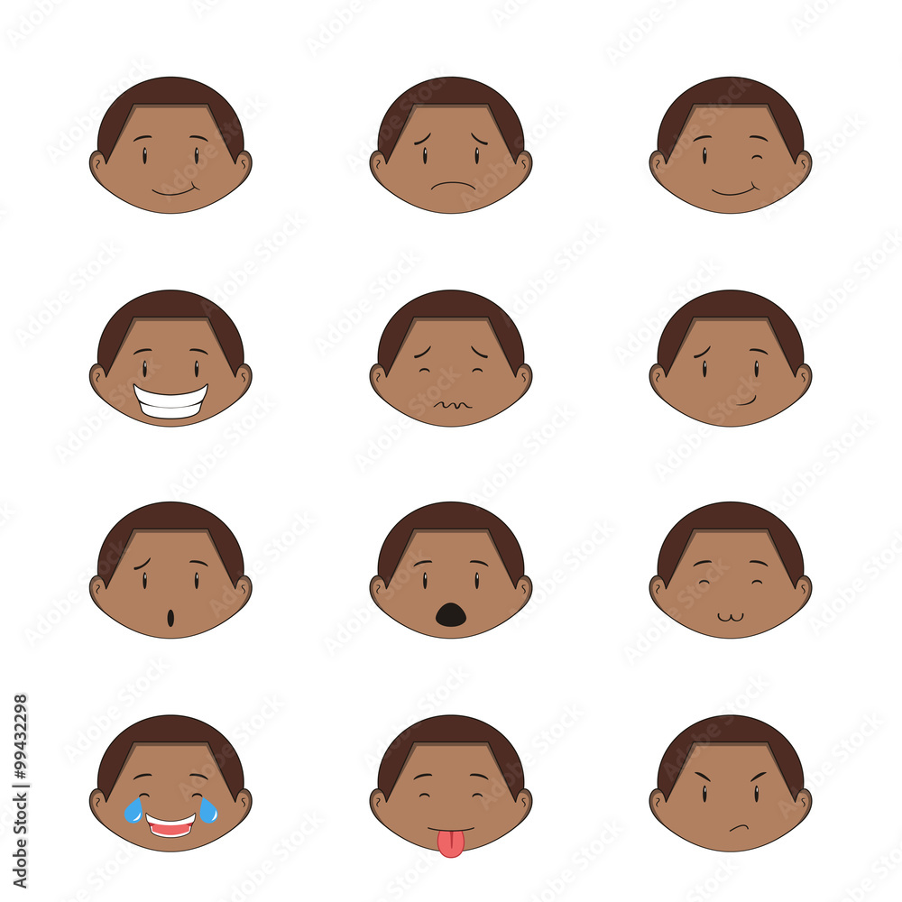 Boy face expressions Boy face expressions