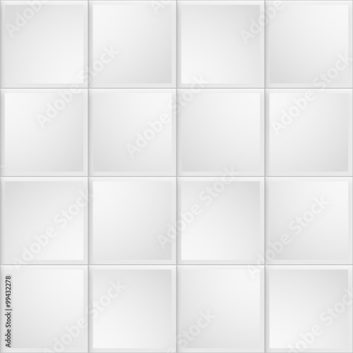 White tile texture, seamless background