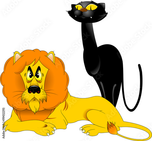King of beasts and tamer
