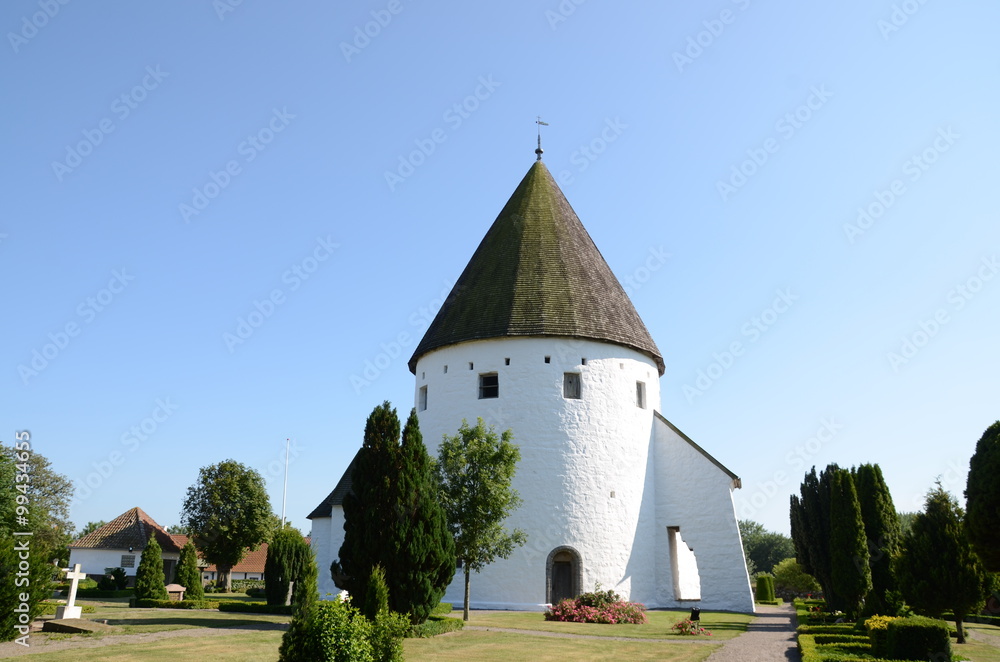 St.Ols church in Bornholm Denmark