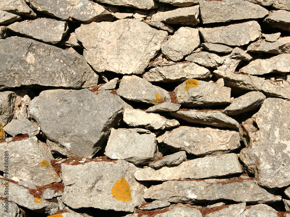 Obraz premium grey stone wall