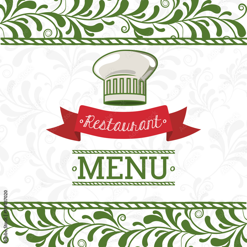 Obraz premium restaurant menu design 