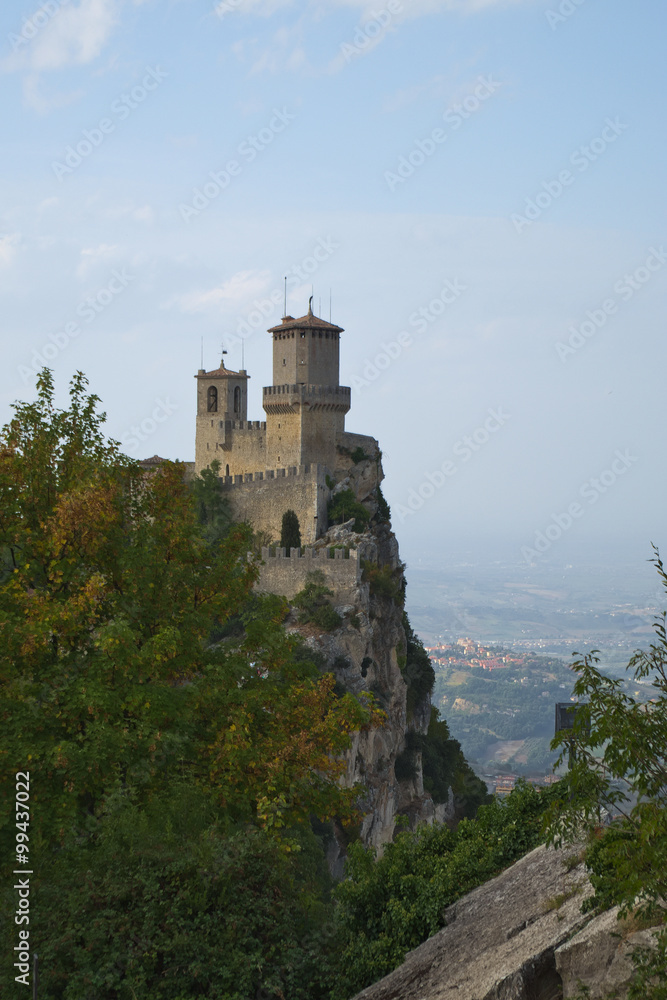 View of the  Fortress of Guaita, Republic of San Marino
