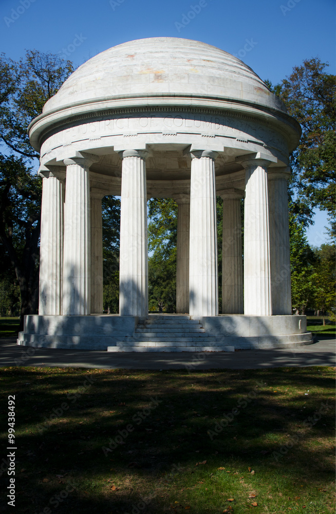 District of Columbia war memorial in Washington