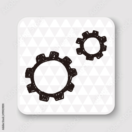 gear doodle