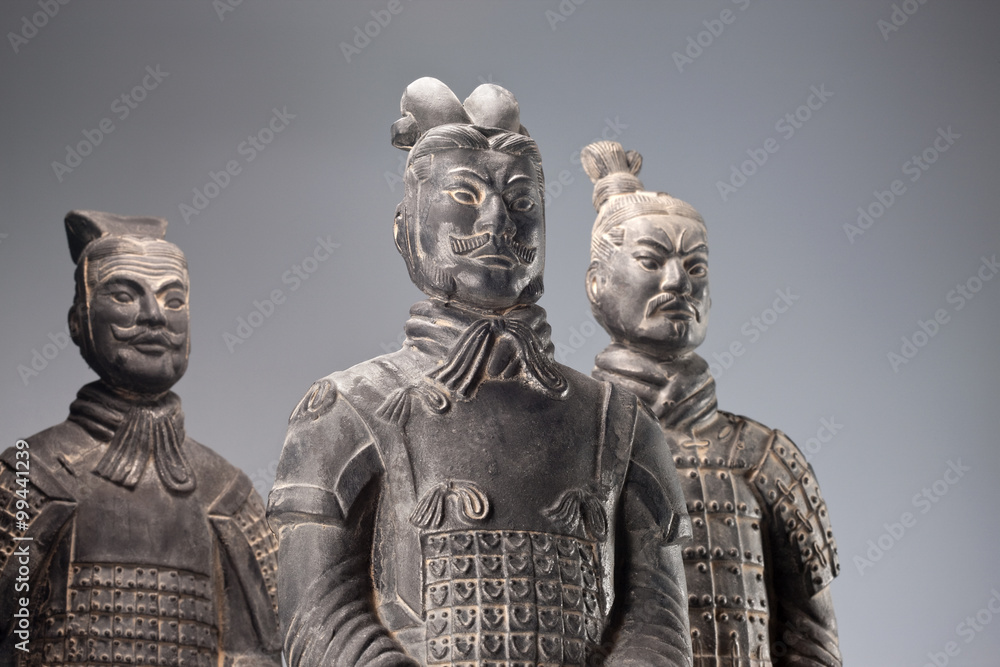 Obraz premium Three terracotta soldiers