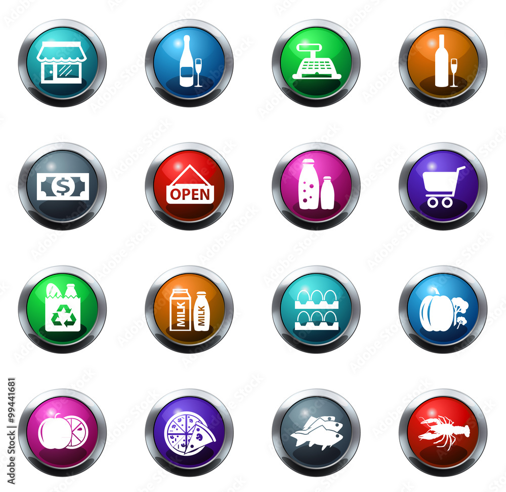 Grocery store icon Grocery store icon