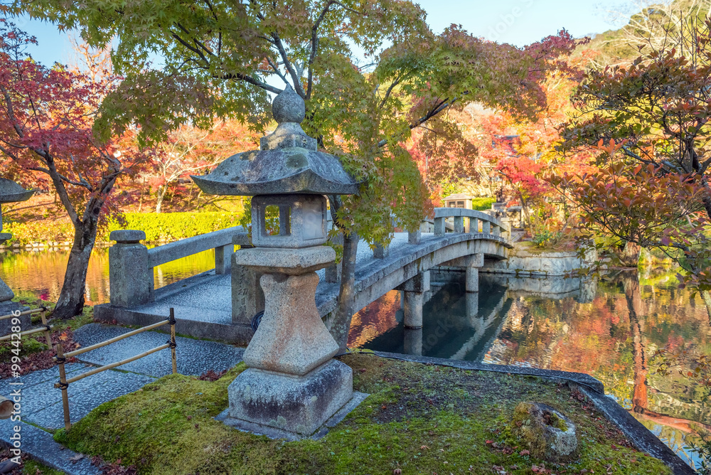 Autumn foliage at Eikando Temple