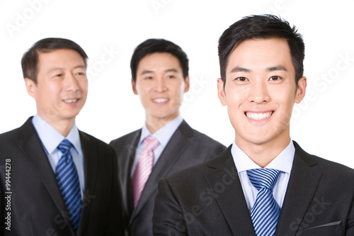 Team of businessmen
