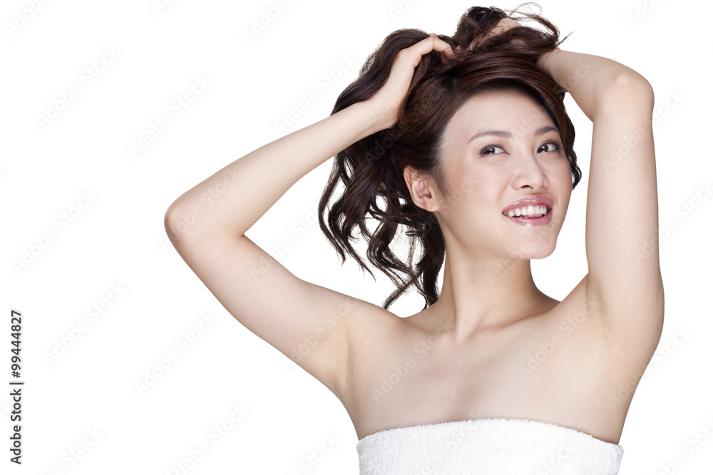 Portrait of a Happy Beautiful Young Woman Portrait of a Happy Beautiful Young Woman
