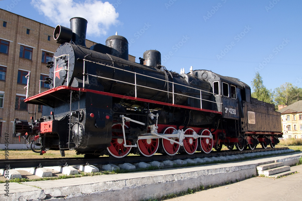 Naklejka premium Steam locomotive model 4290
