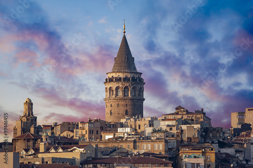 Galata Tower in Istanbul Turkey © nexusseven