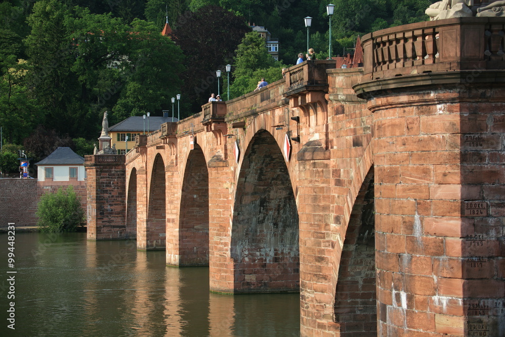 Germania,Heidelberg,il Ponte Vecchio.