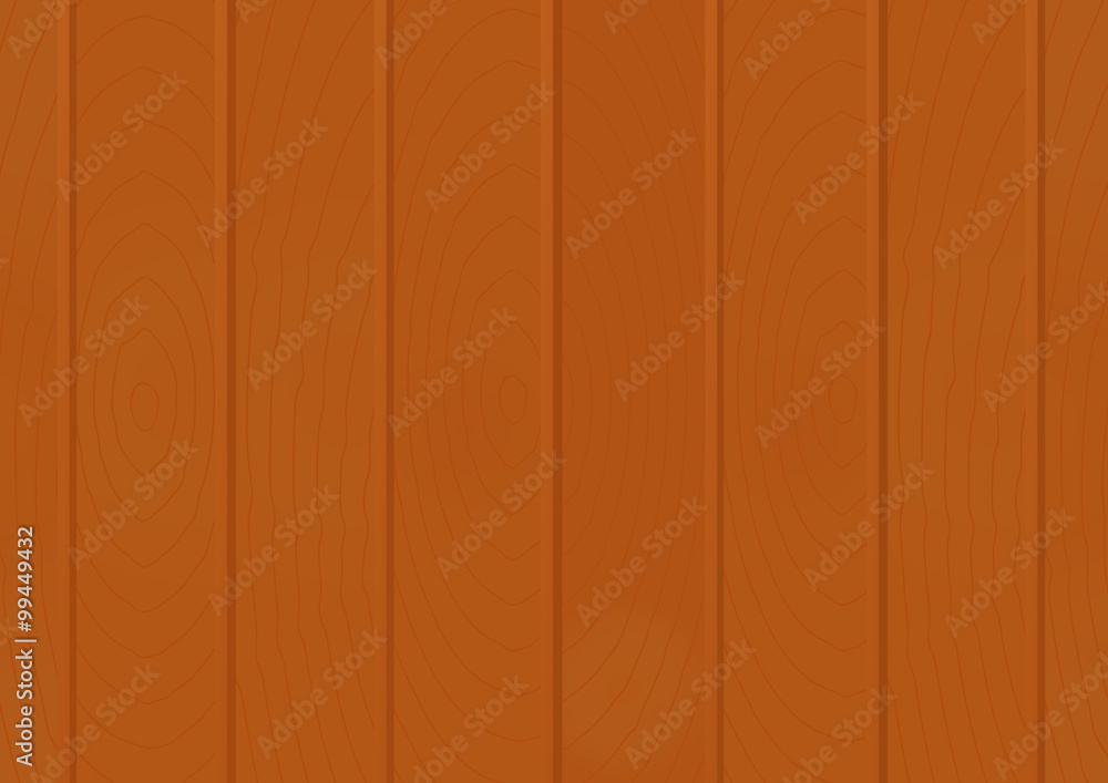 Cartoon wooden wall texture. EPS10 vector illustration Stock Vector