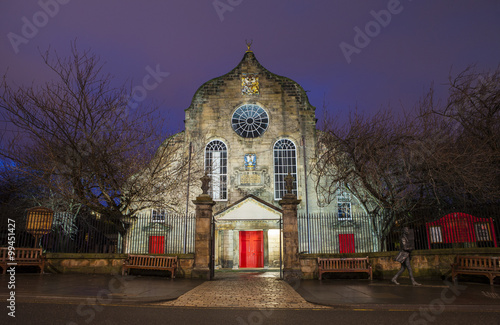 Canvas Print Canongate Kirk in Edinburgh