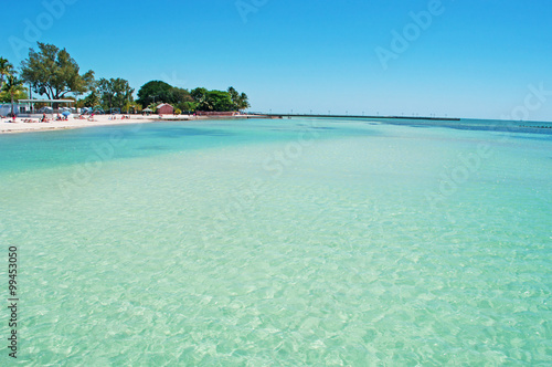 Spiaggia di Higgs, molo, sole, relax, mare, Key West, isole Keys, Florida, America, Usa